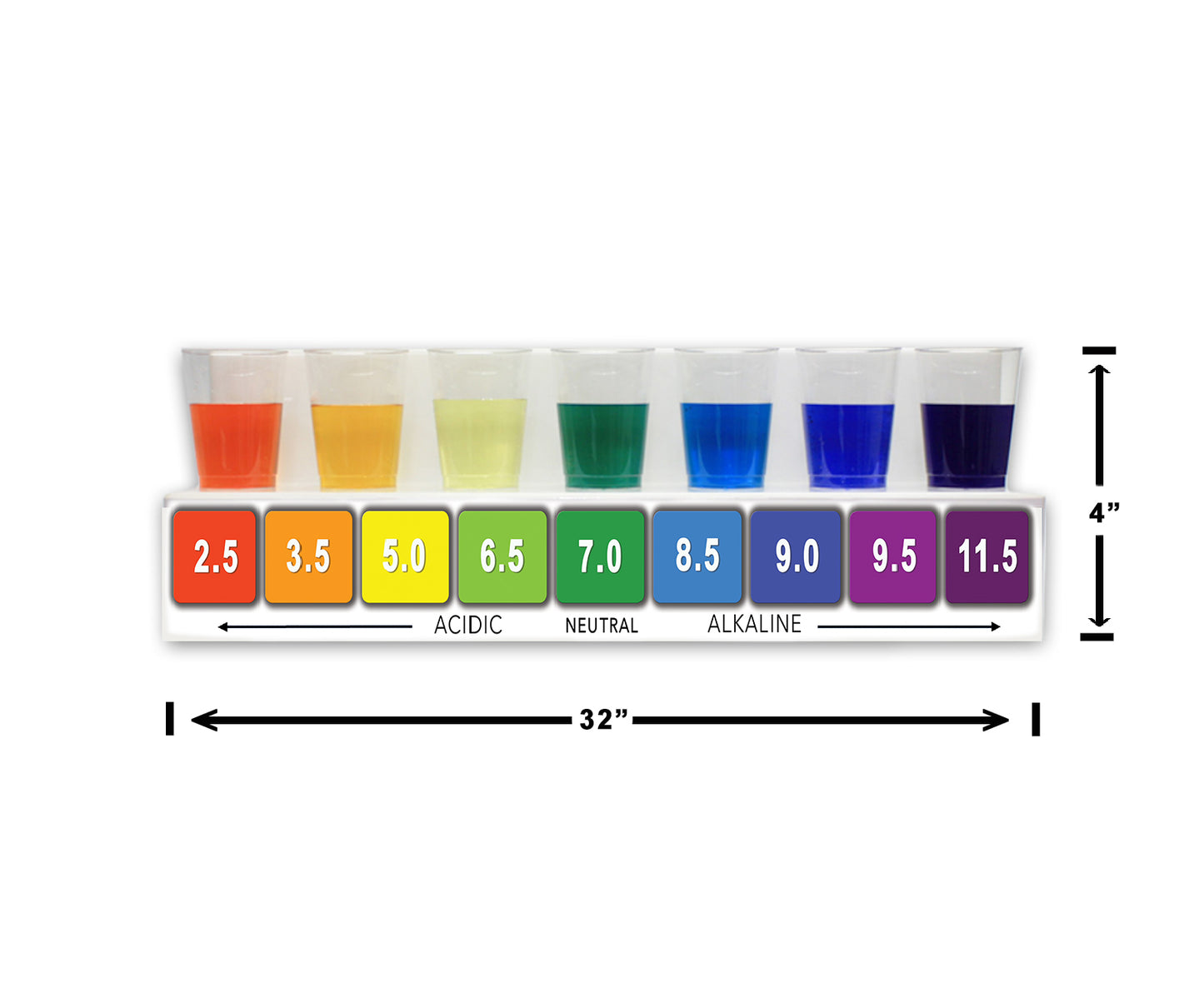 32" Demo Stand - 2 TIER (extra wide)